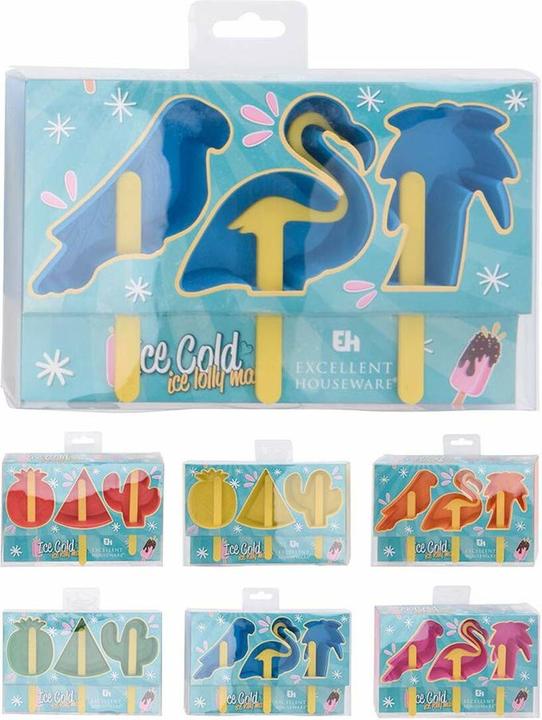 Actual product image Excellent Houseware Eis am Stiel-Set - 6 Stück - 6-teilig - 1 Set