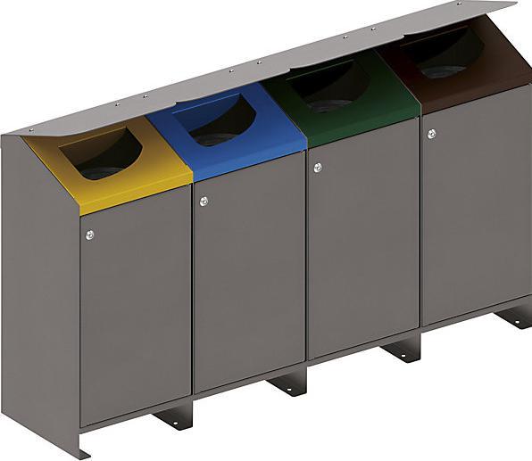 Procity Collecteur de tri d'extérieur Berlin (4 l)