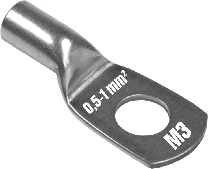 Kalitec NR1-M3 capocorda tubolare in nichel puro 0,5-1mm² M3 I per temperature molto elevate fino a 650°C