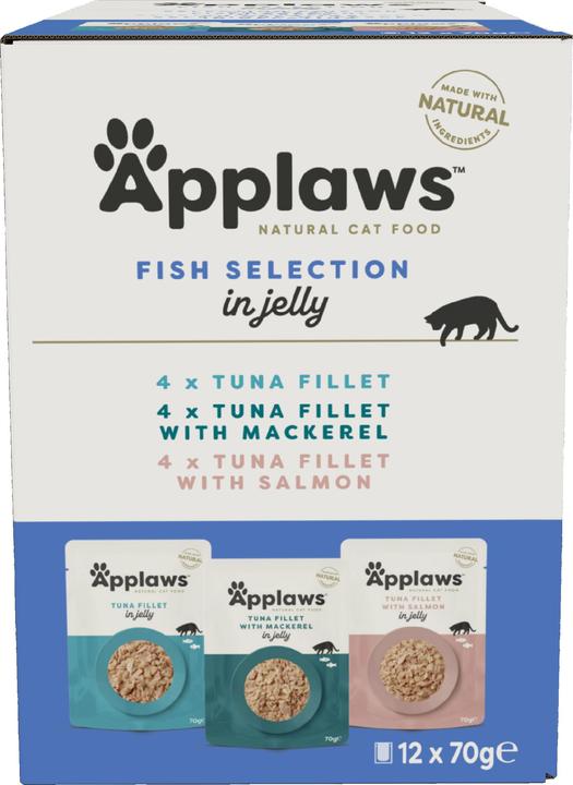 Image du produit Applaws Poisson en gelée Multipack Sachet (Adulte, 12 pcs, 840 g)