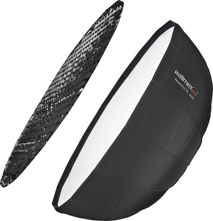 Walimex pro pro Studio Line Beauty Dish QA105 + Softboxadapter Aurora/Bowens (Beauty Dish, 105 cm)