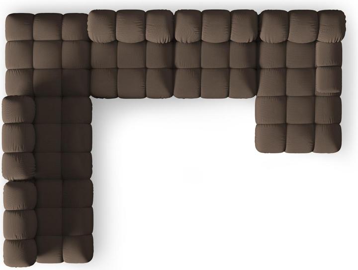 Actual product image Micadoni Modular Panoramic Left Corner Sofa, "Bellis", 7 Seats, 376x282x70Made in Europe (Sofa landscape)