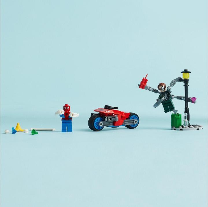 Produktbild LEGO Motorrad-Verfolgungsjagd: Spider-Man vs. Doc Ock (76275, LEGO Marvel)