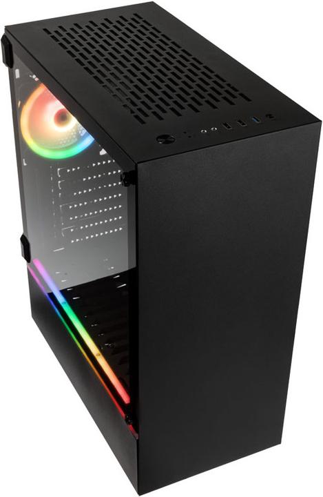 Actual product image Kolink Bastion RGB Midi-Tower, Tempered Glass (ATX, mATX, Mini-ITX, E-ATX)