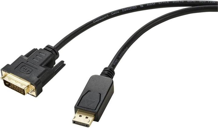Image du produit Renkforce DisplayPort — DVI (1.80 m, DVI, DisplayPort)