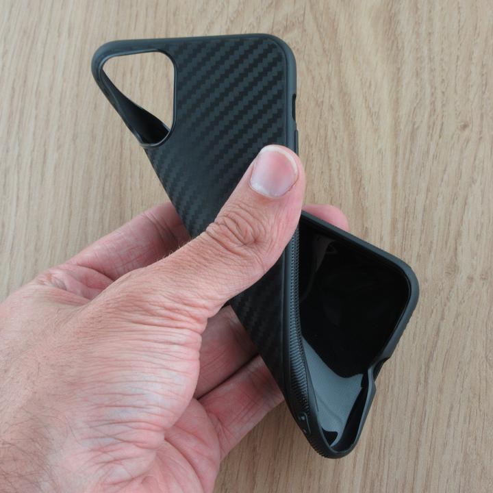 Actual product image PhoneLook Coque TPU Carbon (Apple iPhone 11 Pro)