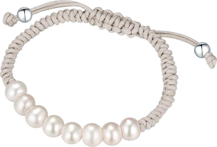Produktbild Valero Pearls Damen Sterling Silber Süsswasser-Zuchtperle silber 19,0 cm - 33978 (19 cm, Sterling Silber)