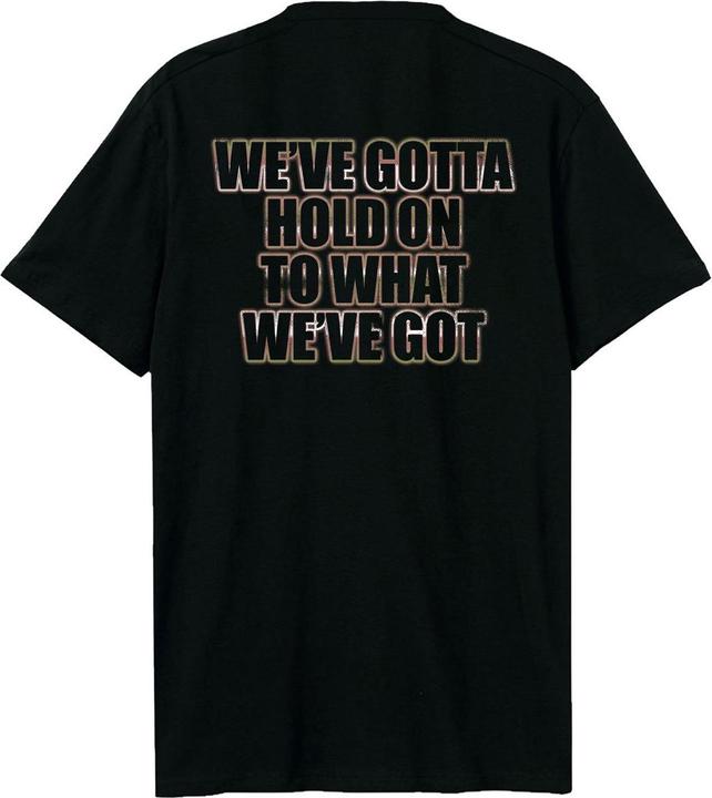 Actual product image Amplified Unisex Adult Hold On Bon Jovi T-Shirt (M)