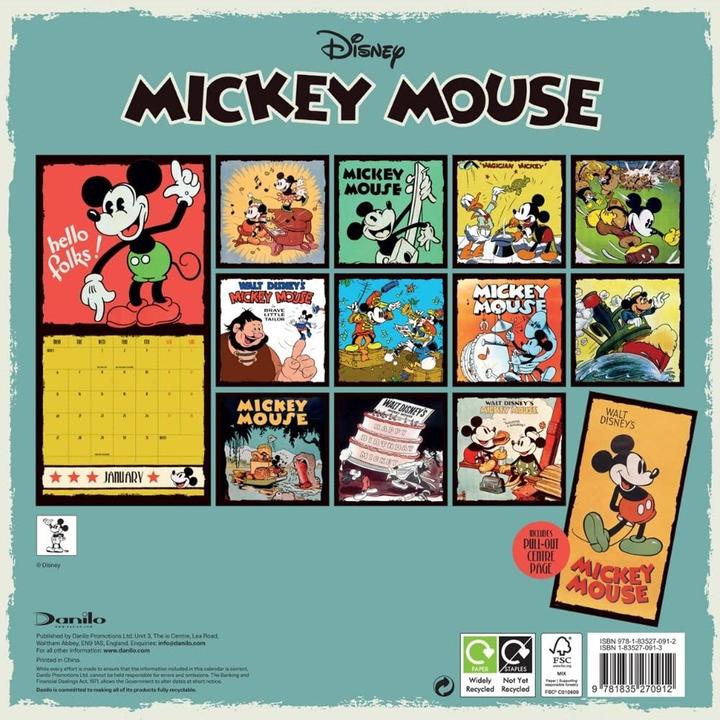 Image du produit Disney - Calendrier (30 x 30 cm, Allemand)