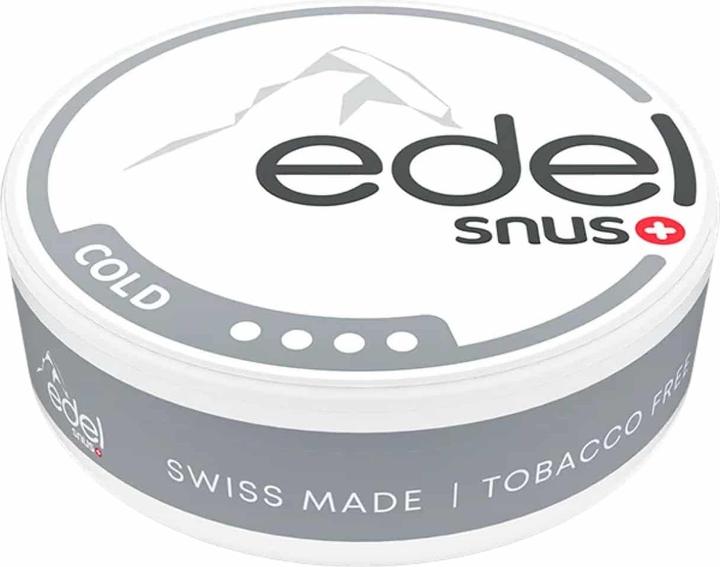 Actual product image Edelweiss Cold (All White Slim) (Nicotine Pouches, 20 mg)