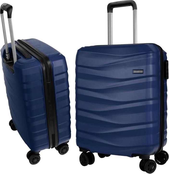 Image du produit Hansekoffer Hartschalenkoffer mit Rollen und Zahlenschloss (70 l, M (50 - 90l))