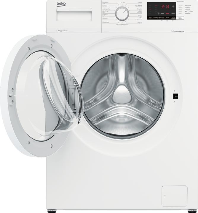 Image du produit Beko Lave-linge à chargement frontal WUXS61032WI-IT 6 kg 1000 tr/min Blanc (6 kg, Gauche)