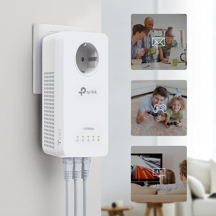 Produktbild TP-Link Powerline PGW2440 KIT Powerline Kit (1428 Mbit/s)