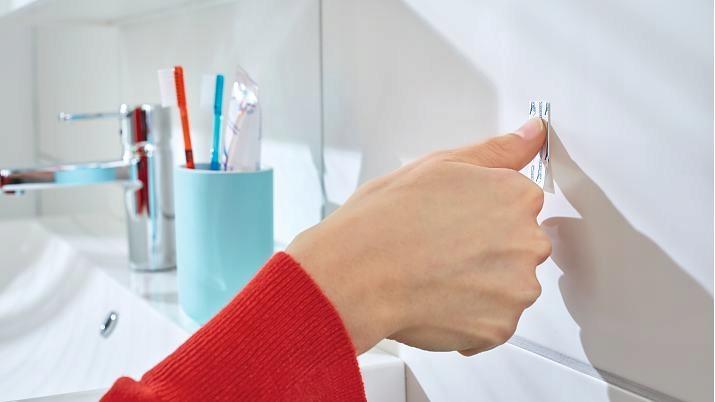 Actual product image tesa Adhesive hooks