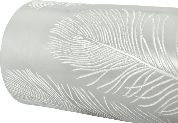 Actual product image Pauleen LED candles set Cosy Feather Ø 7.6 cm, set of 2, gray (1 x)