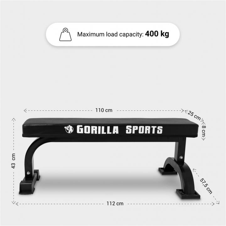 Produktbild Gorilla Sports Flachbank