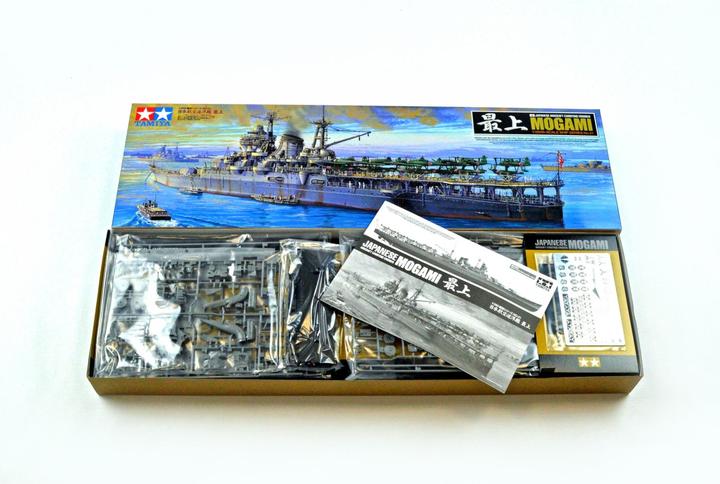 Actual product image Tamiya Mogami 1/350 Aircraft Carrier