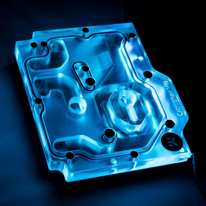 Actual product image EKWB EK-Quantum Momentum ROG Crosshair VIII Hero D-RGB Monoblock - Acrylic
