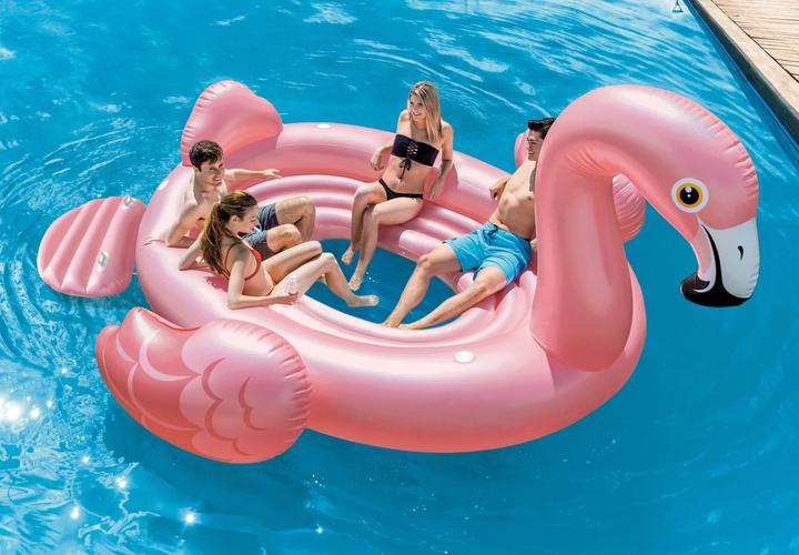 Actual product image Intex Flamingo Party Island