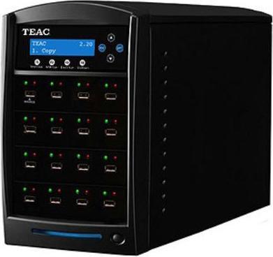 Produktbild TEAC 15x USB CopyTower, USB-Kopierstation für 15 Slots, Grau