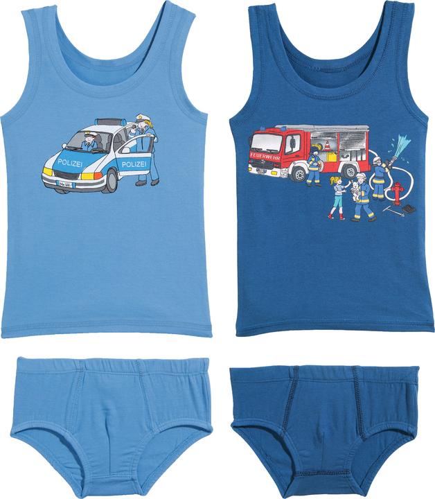 Erwin Müller Jungen-Unterwäsche-Set 4-tlg. (104, 4er Pack)