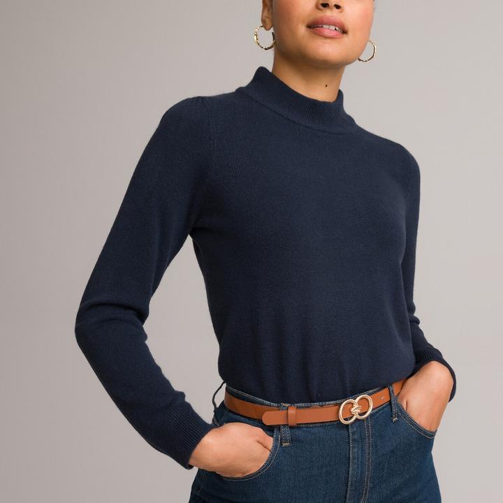 Produktbild Anne Weyburn Stehkragenpullover aus weichem Strick (42)