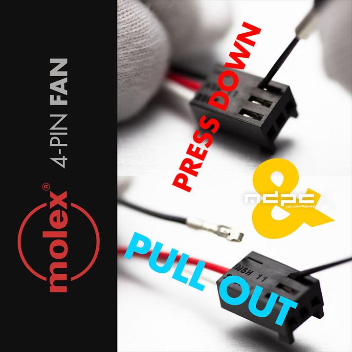Produktbild Mdpc-X 4-Pin Fan Connector by Molex