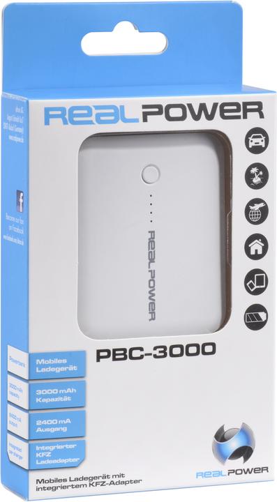 Produktbild RealPower PBC-3000 (3000 mAh, 11.10 Wh)