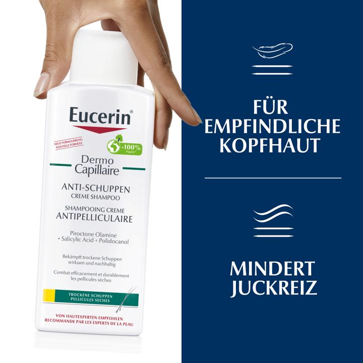 Produktbild Eucerin DermoCapillaire Anti-Schuppen Creme Shampoo (250 ml, Flüssiges Shampoo)