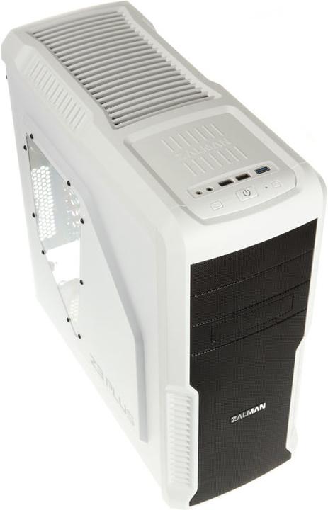 Actual product image King Mod Zalman Z3-Plus Midi Tower, white - insulated (ATX)