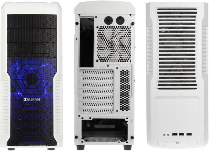 Actual product image King Mod Zalman Z3-Plus Midi Tower, white - insulated (ATX)