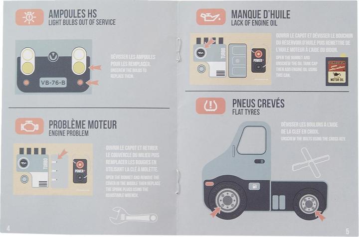 Image du produit Vertbaudet Jouet voiture à réparer, bois FSC®.