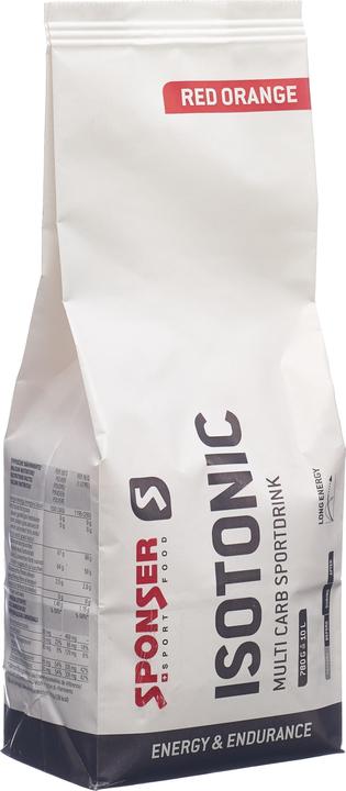 Actual product image Sponser Isotonic (Blood orange, 1 pcs., 700 g)