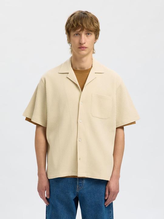 Immagine prodotto Selected Homme Camicia a maniche corte con struttura Waffle (XL)