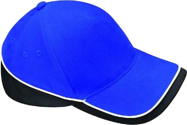 Kräftiges Königsblau, Weiss, Schwarz