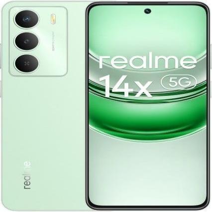 Productafbeelding realme 14x 5G 6GB/128GB Grün (128 GB, Peridot groen, 262.60", Dubbele SIM, 50 Mpx, 5G)