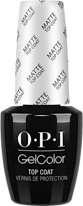OPI Top coat pentru lac semipermanent Gel Color Matte, 15ml (Top Coat)