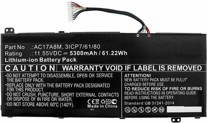 Produktbild CoreParts Laptop Battery for Acer (5300 mAh)