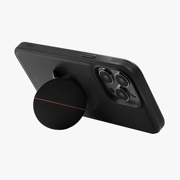 Actual product image Uniq etui Novo iPhone 14 Pro 6.1" czarny/midnight black (Apple iPhone 14 Pro)