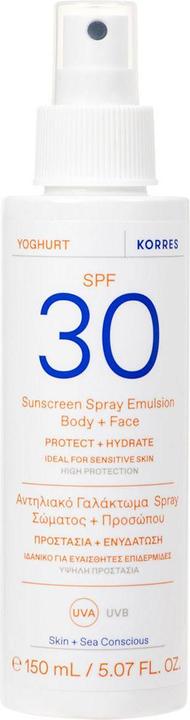 Produktbild Korres Yoghurt Sunscreen Body & Face Spray Spf30 - 150 Ml (Sonnenspray, SPF 30, 150 ml)
