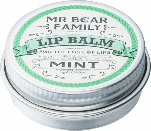 Actual product image Mr. Bear Family Lip Balm Mint (Balm, 15 ml)
