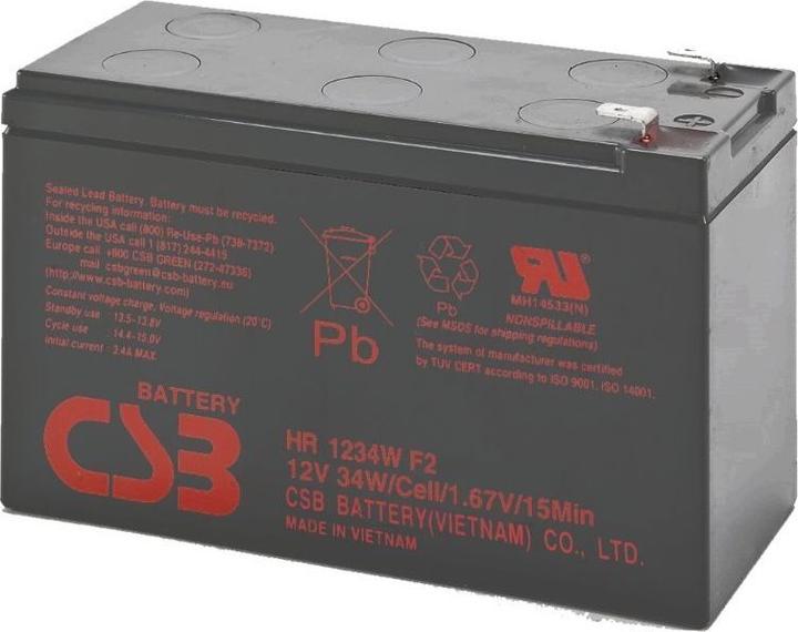 Actual product image CSB Battery 12V 9Ah (HR1234WF2)