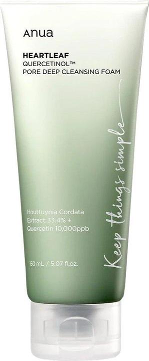 Immagine prodotto Anua - Heartleaf Quercetinol Pore Deep Cleansing Foam 150 ml - Reinigungscreme (Lozione detergente, 150 ml)