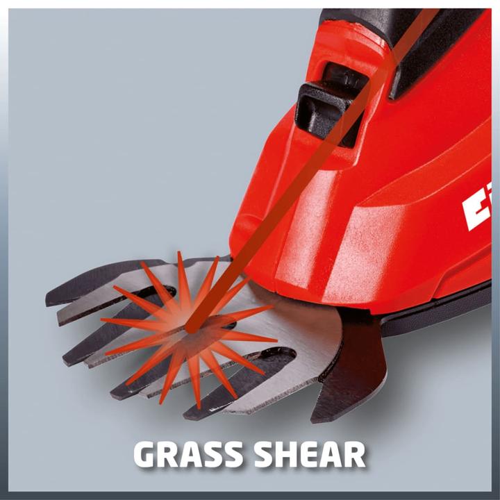 Actual product image Einhell cordless grass and shrub shears (Cordless hedgecutters)