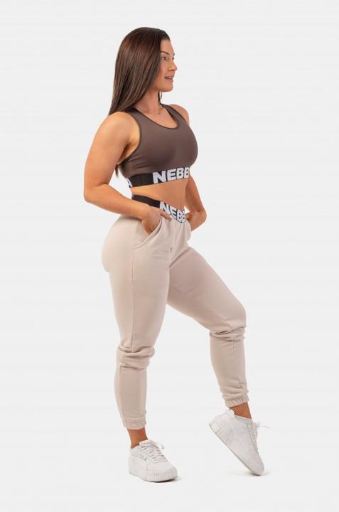 Actual product image Nebbia Medium Impact Cross Back Sports Bra 410 brown (XS)