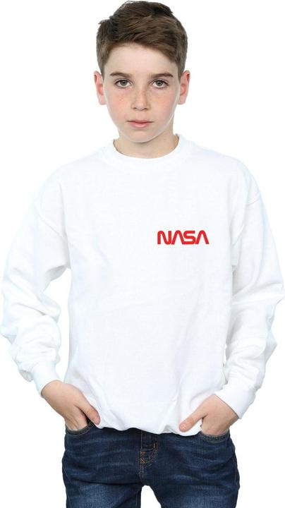 Immagine prodotto Nasa Modern Logo Chest Felpa Ragazzi (152, 158)