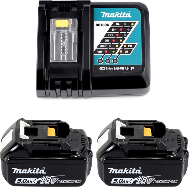 Actual product image Makita DTD 156 RTJ Battery impact wrench 18V 155Nm + 2x battery 5.0Ah + charger + Makpac (Rechargeable battery operated)