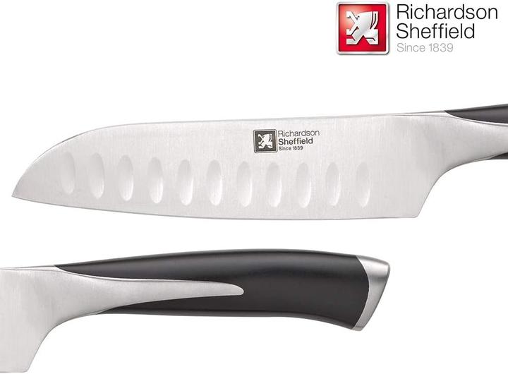 Produktbild Richardson Sheffield KYU Santokumesser 5", schwarz (12.50 cm)