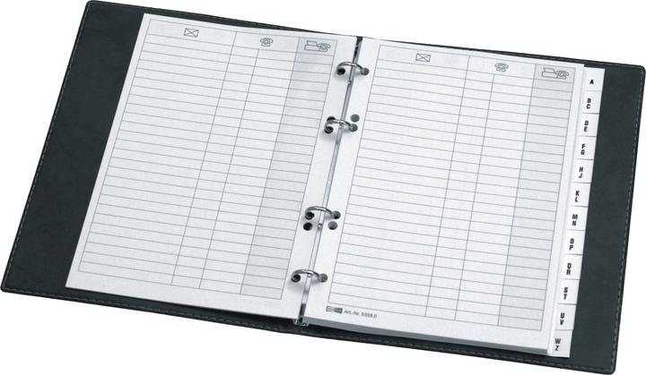 Actual product image Veloflex Address Ring Binder Exquisit black (Hardcover)