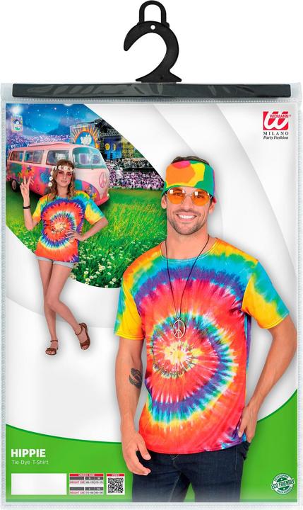 Produktbild Widmann Hippie Batikshirt, Unisex (S/M)